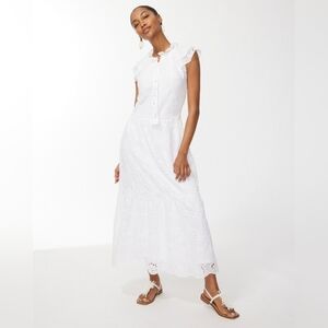 Chico's Eyelet Tiered Maxi NWOT